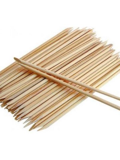 Kit com 100 Palitos de Laranjeira – Pura Arte – 12,5cm