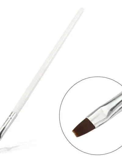 Pincel para Gel Nº6 – Unha Gel UV LED Acrigel Fibra Profissional