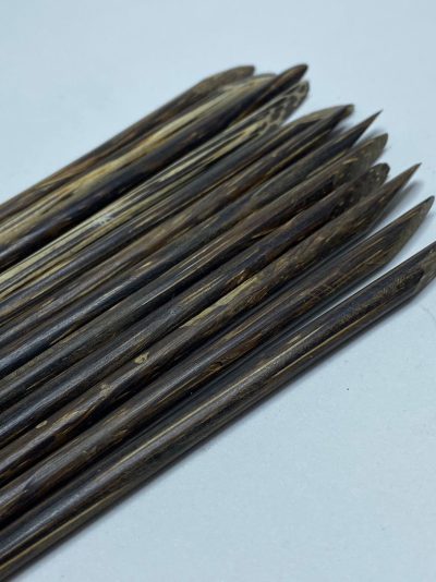 Palito Indiano Tucum – Ponta e Chanfro – Kit com 12 Unidades