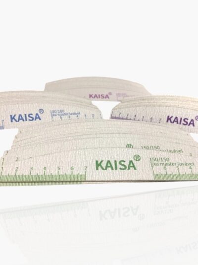 Lixa Master KAISA para Unhas de Gel - Boomerang 100/100, 150/150, 180/180, 240/240