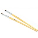 Pincel Nº 6 Língua de Gato KAISA para Unhas de Gel – Madeira