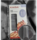Tips Curvatura C Transparente/Natural KAISA – 100 Unidades
