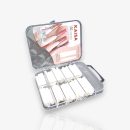 Unhas Postiças Curvatura C Extra Longa KAISA – Transparente/Natural (100 Unidades)