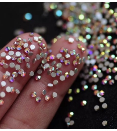Strass similar swarovski furta cor pacote com 1000 pedrinhas decoração de unhas