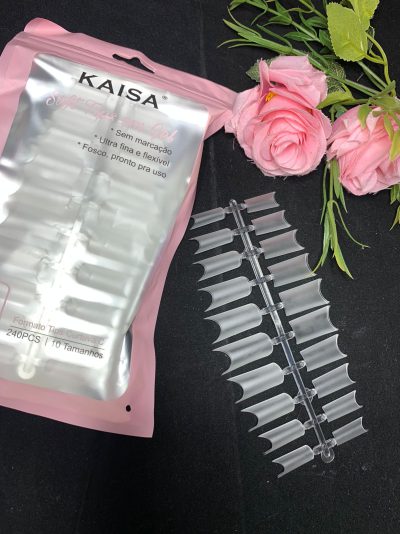 Unhas Soft Tips em Gel - Transparente 240 PCS