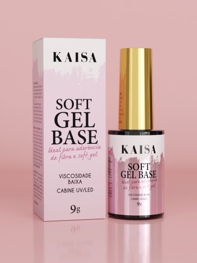 Soft Gel Base KAISA LUXO 9G – Fixação e Durabilidade para Alongamentos