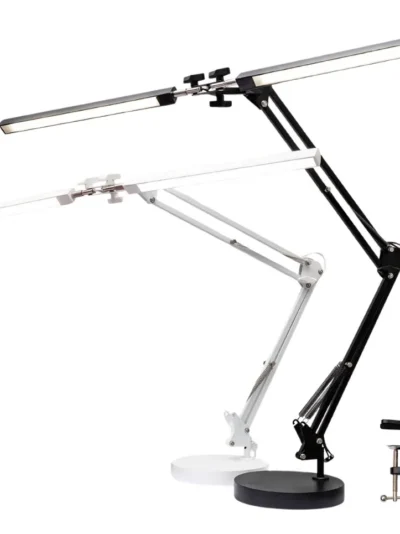 Luminária LED KAISA com Braço Oscilante Longo – Iluminação Profissional