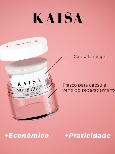 Frasco para Cápsula de Gel KAISA - Praticidade e Economia
