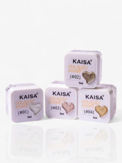 Gel KAISA Coleção Gel KAISA Coleção SHINE | 5ML | Ideal para Nail Art e Acabamentos Perfeitos