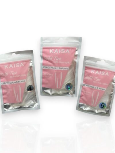 Refil TIPS Bailarina KAISA - 100 Unidades (Vendido Separadamente)