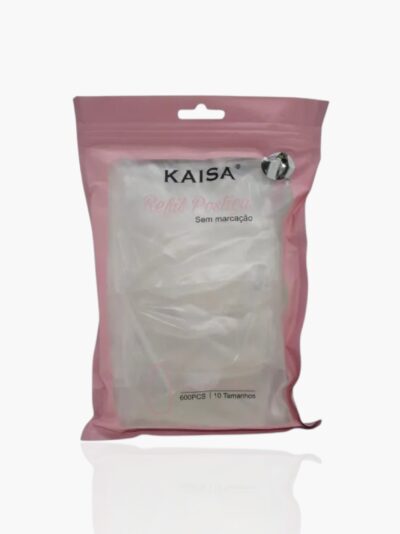 Refil Postiça Bailarina KAISA – 600 Unidades Transparente/Natural | Alta Qualidade e Flexibilidade