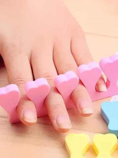 Kit com 12 Par de Separadores de Dedos Macio para Mão e Pé – Ideal para Manicure e Pedicure