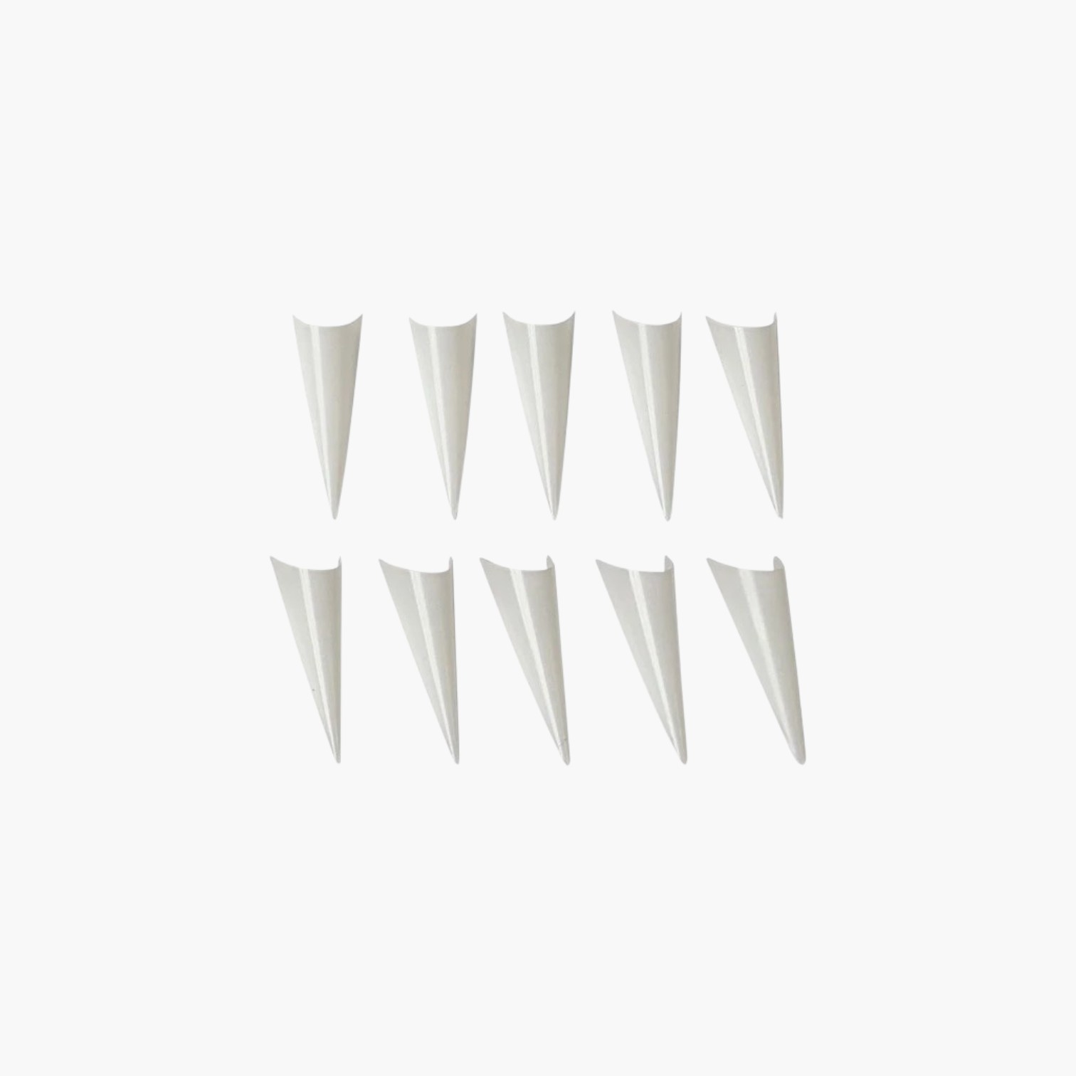 Tips Vamp Extra-Longa KAISA – 100 Unidades (Natural/Transparente) - Imagem 3