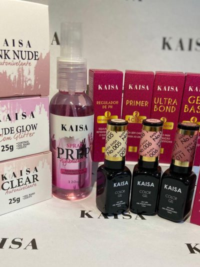Kit Vip KAISA – Completo para Alongamento e Blindagem de Unhas