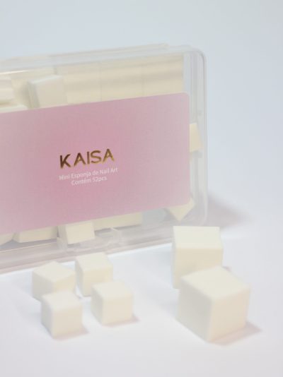 Mini Esponja de Nail Art Kaisa – 52 Unidades para Efeito Gradiente e Esfumado