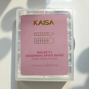 Molde F1 Quadrada Ápice Baixo – Kaisa | Para unhas planas
