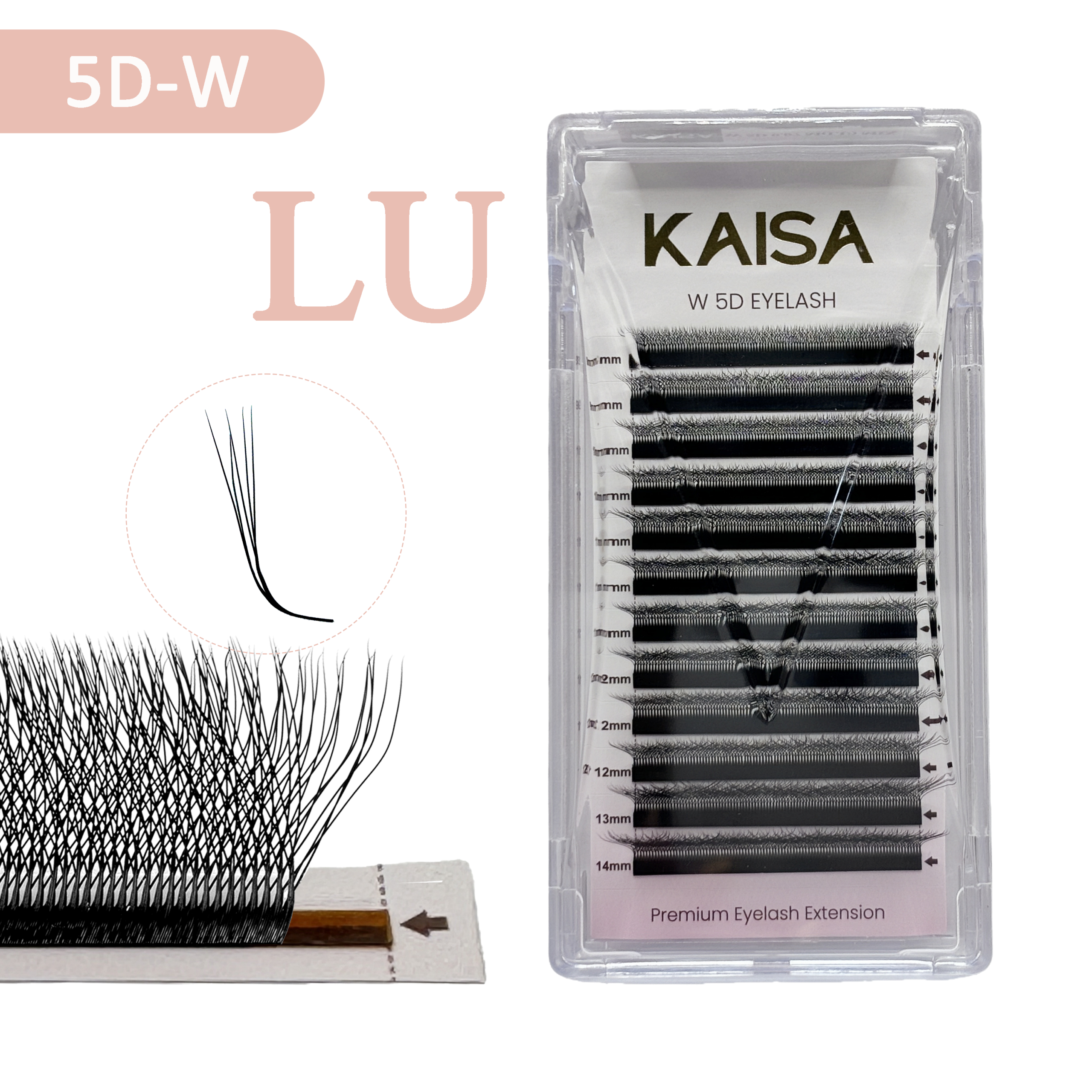 Cílios Kaisa W 5D 0.07 M(LU)