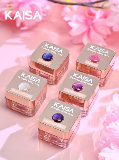Coleção Milky Way KAISA – Esmalte em Gel Magnético com 16 Efeitos Exclusivos!