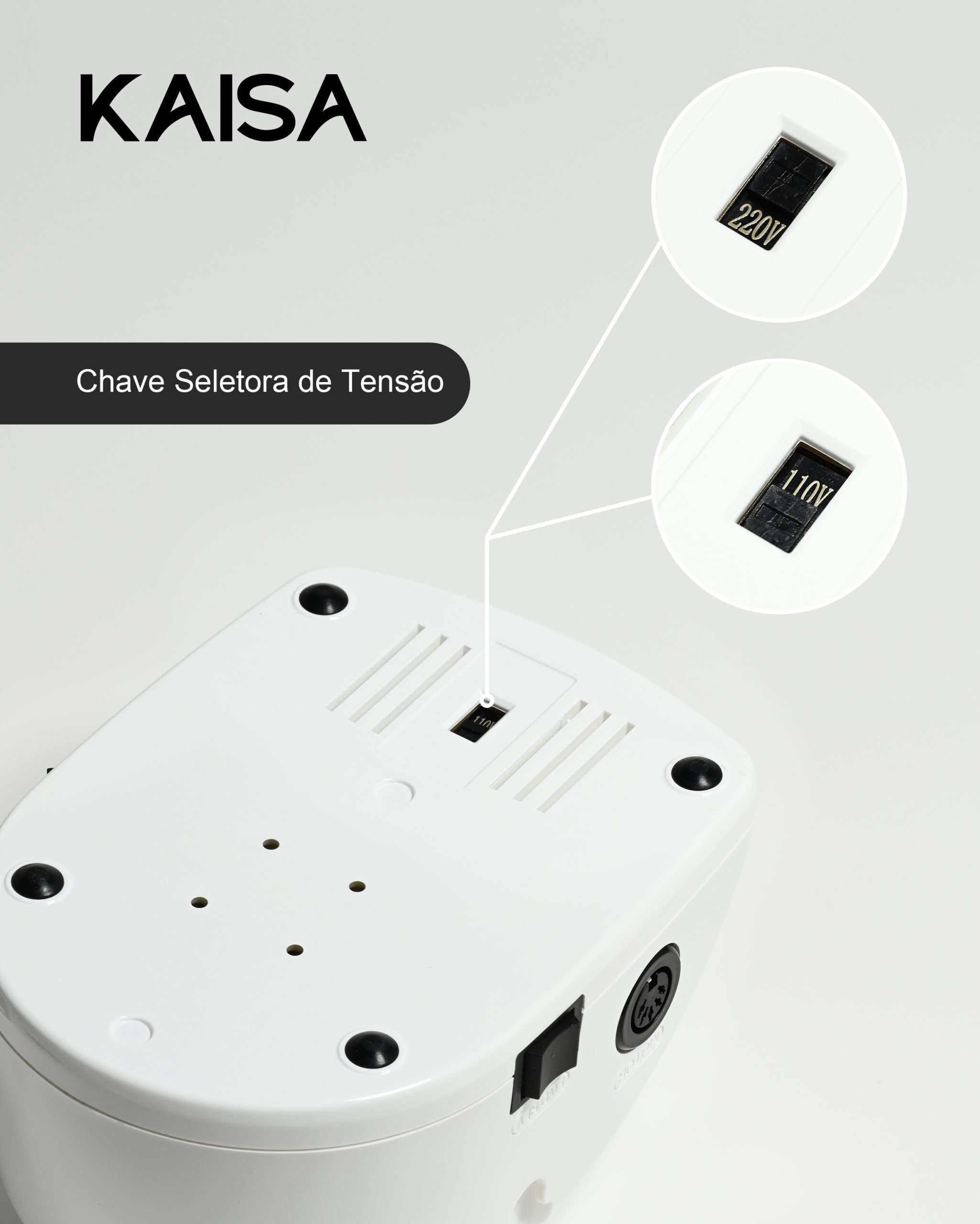 Motor X7 KAISA – 40.000 RPM Profissional para Manicure e Pedicure - Imagem 5