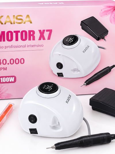 Motor X7 KAISA – 40.000 RPM Profissional para Manicure e Pedicure